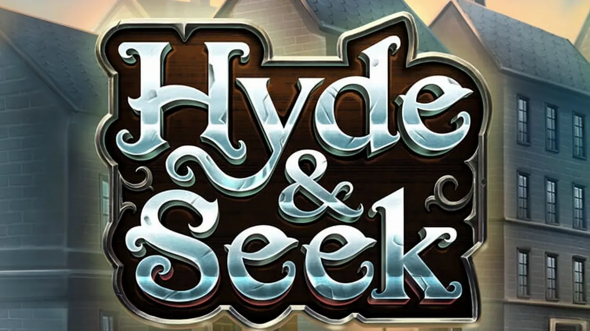 Tampilan visual permainan slot Hyde & Seek dengan tema Halloween yang misterius