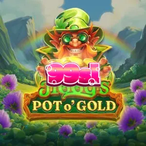 Tampilan antarmuka seluler slot Jiggy’s Pot O’Gold dengan tema Irlandia yang cerah
